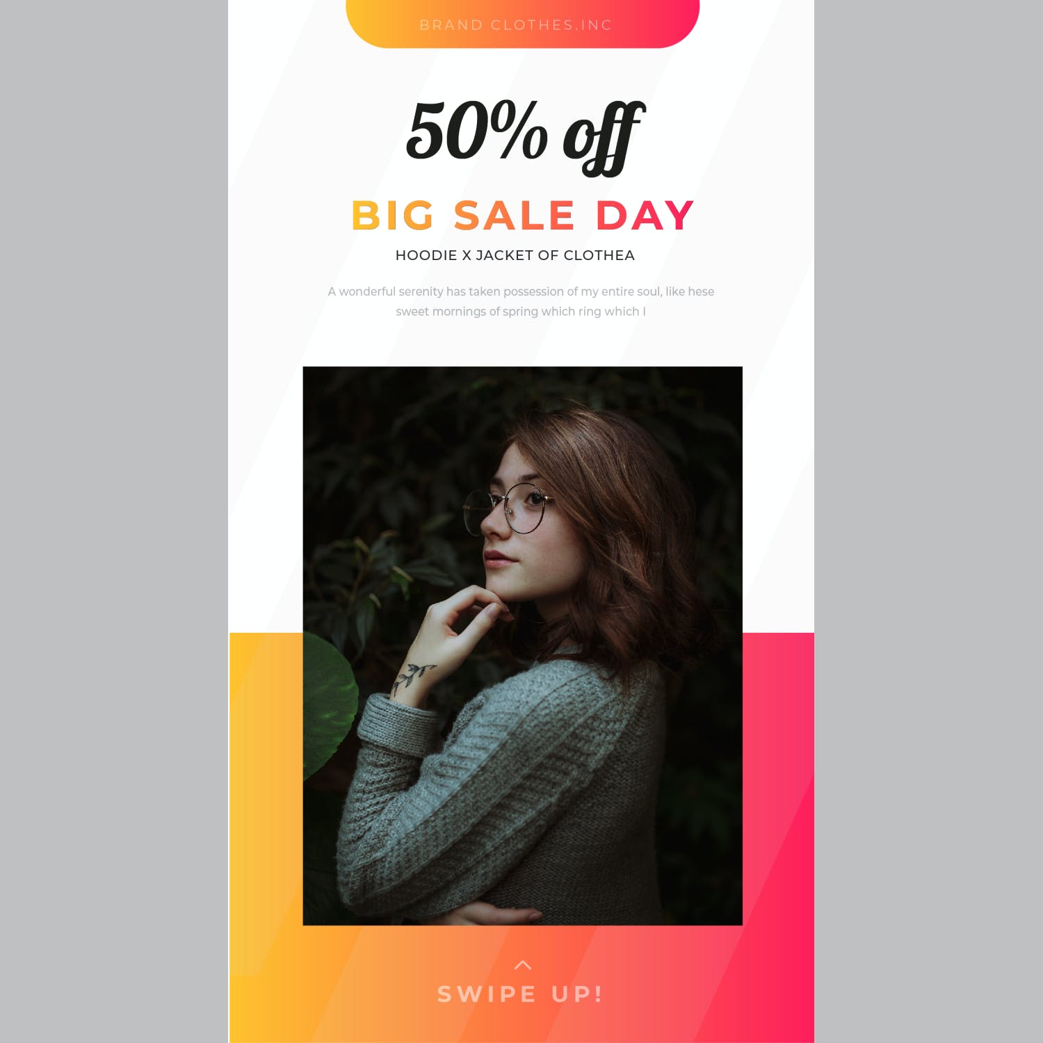 竖版时尚的INS社交故事PPT模板（PPTX）