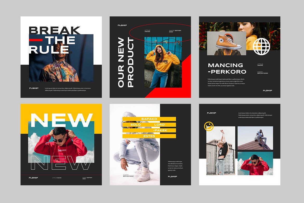 时尚的手机社交竖版PPT模板（PPTX）