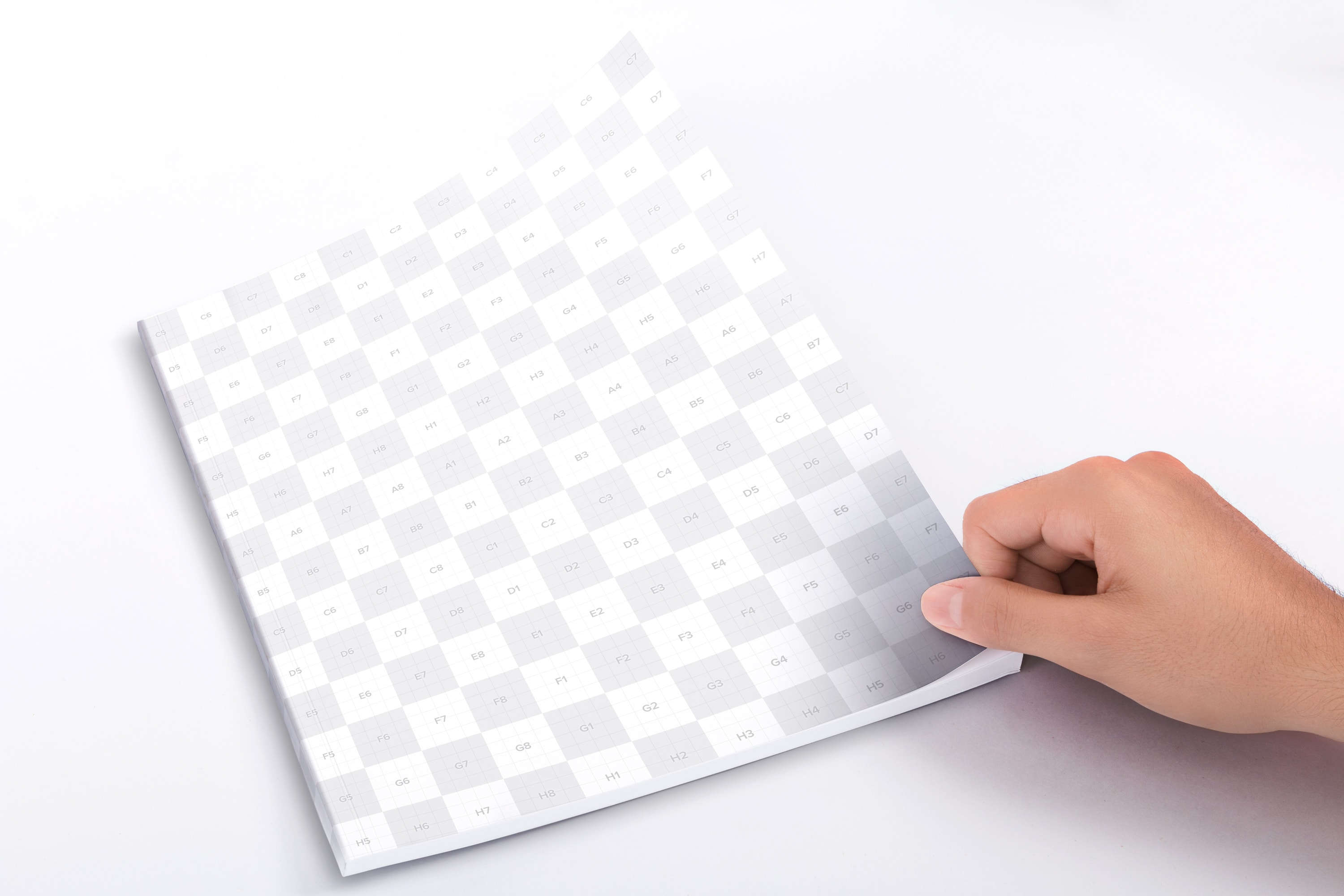 大型杂志封面设计图预览样机02 Large Magazine Cover Mockup 02