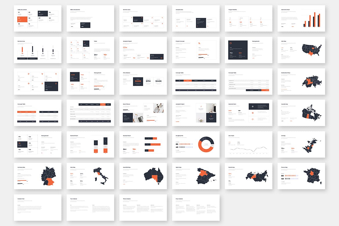 专业的企业数据汇报PPT模板