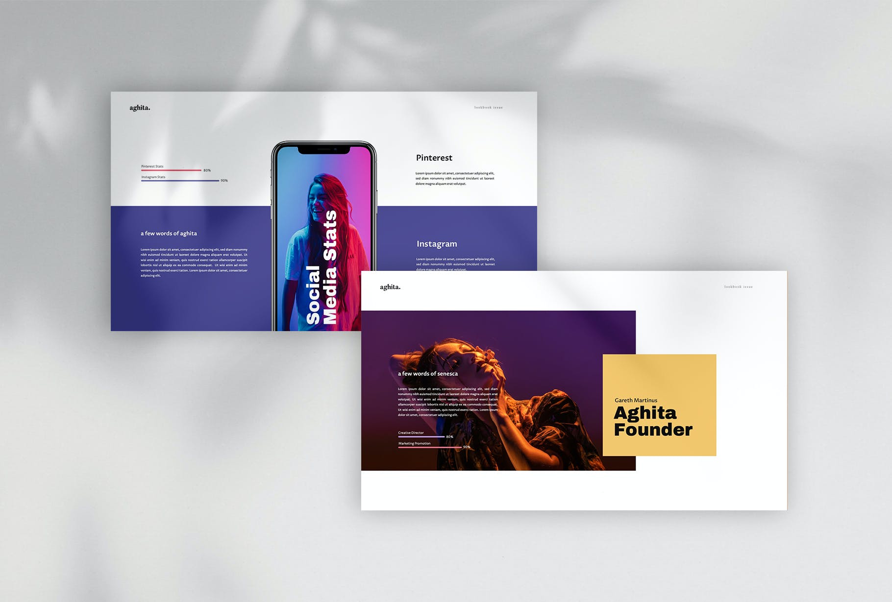 时尚品牌PPT模板下载