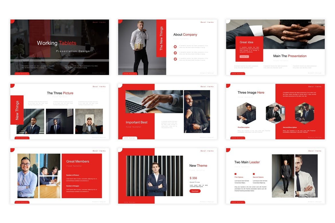 时尚的工作汇报PPT模板（PPTX）