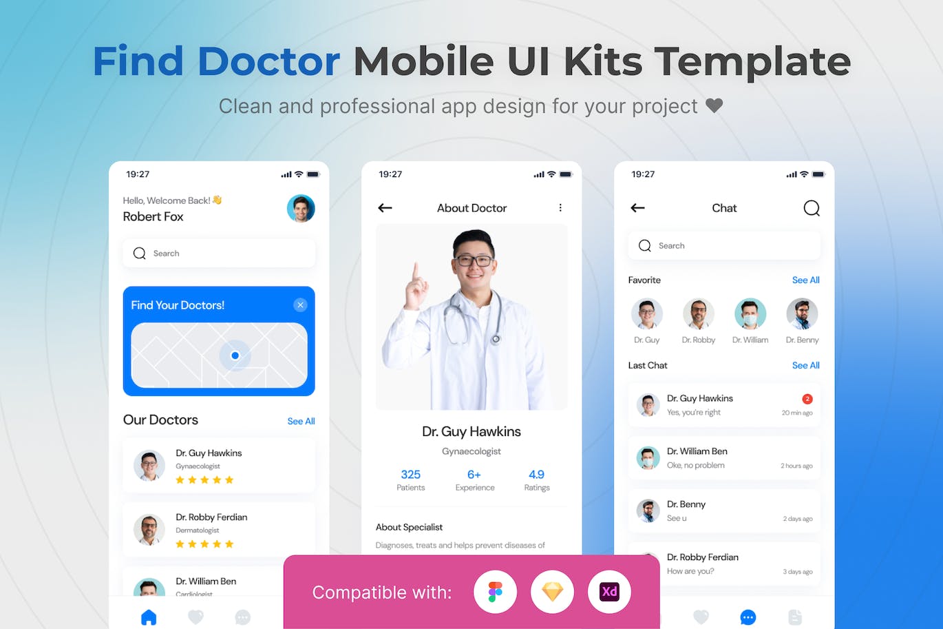 查找医生工具包模板APP UI KIT