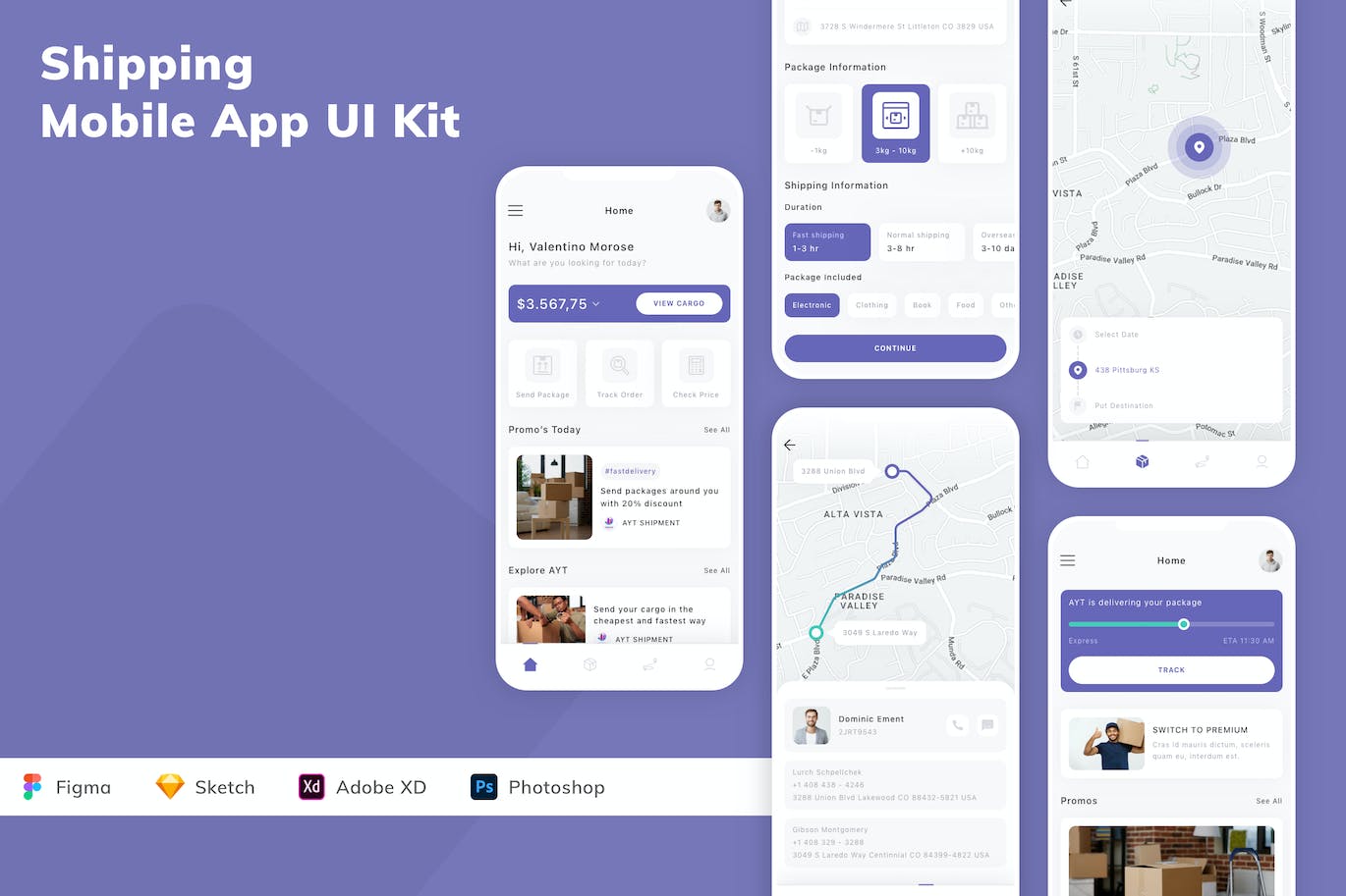 装运移动应用App UI Kit