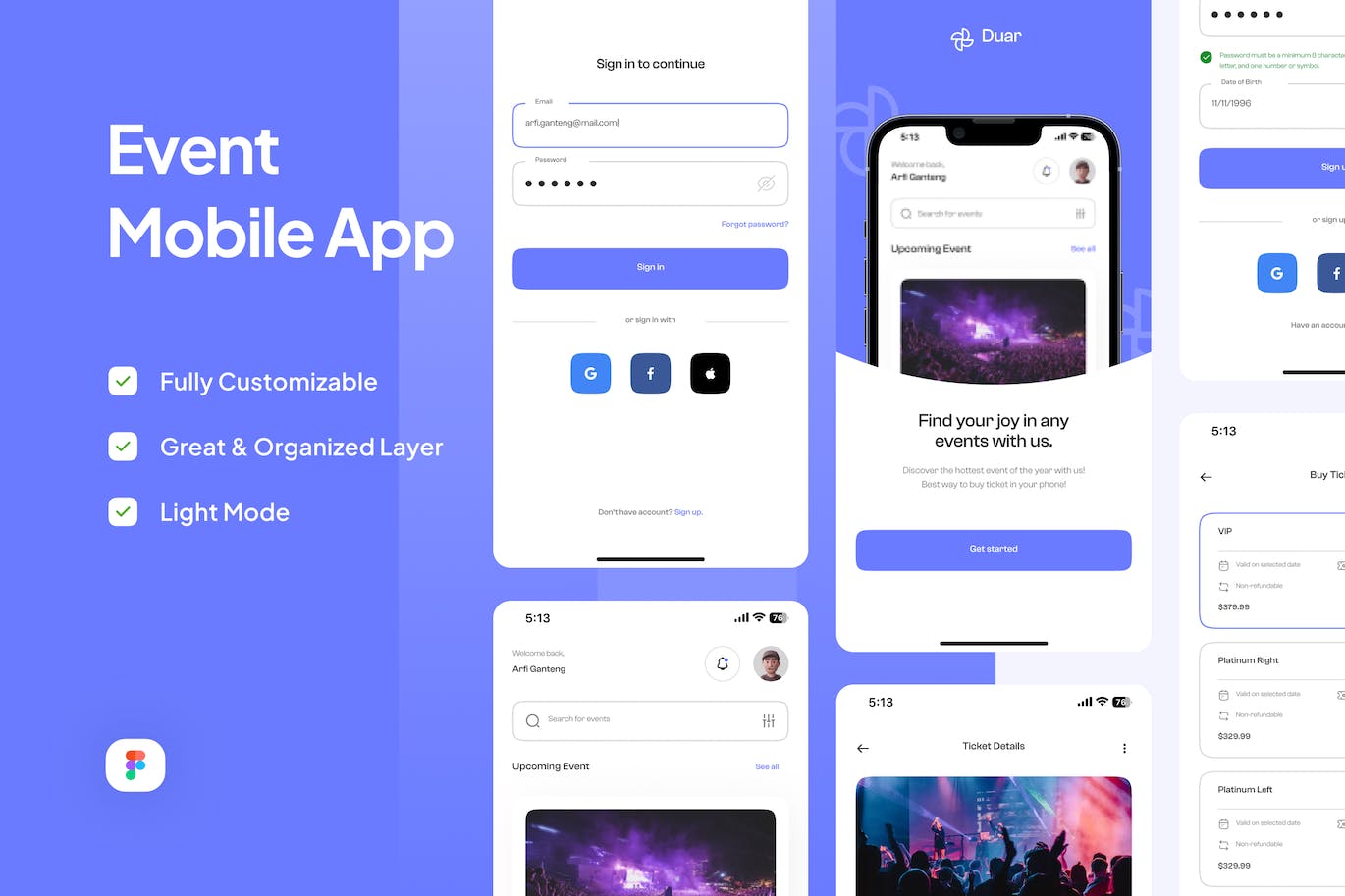活动移动应用APP UI KIT