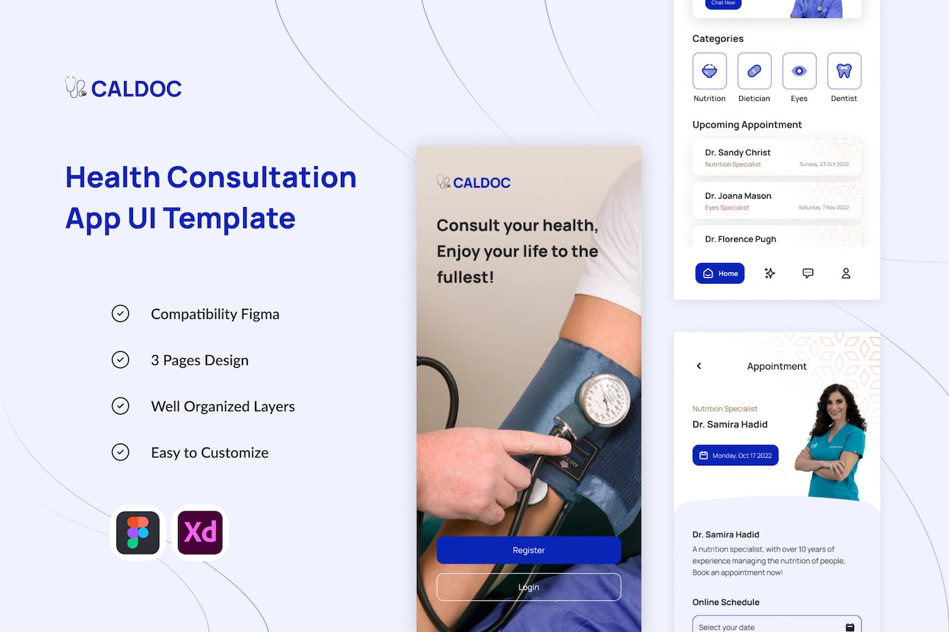 健康咨询App UI Kit