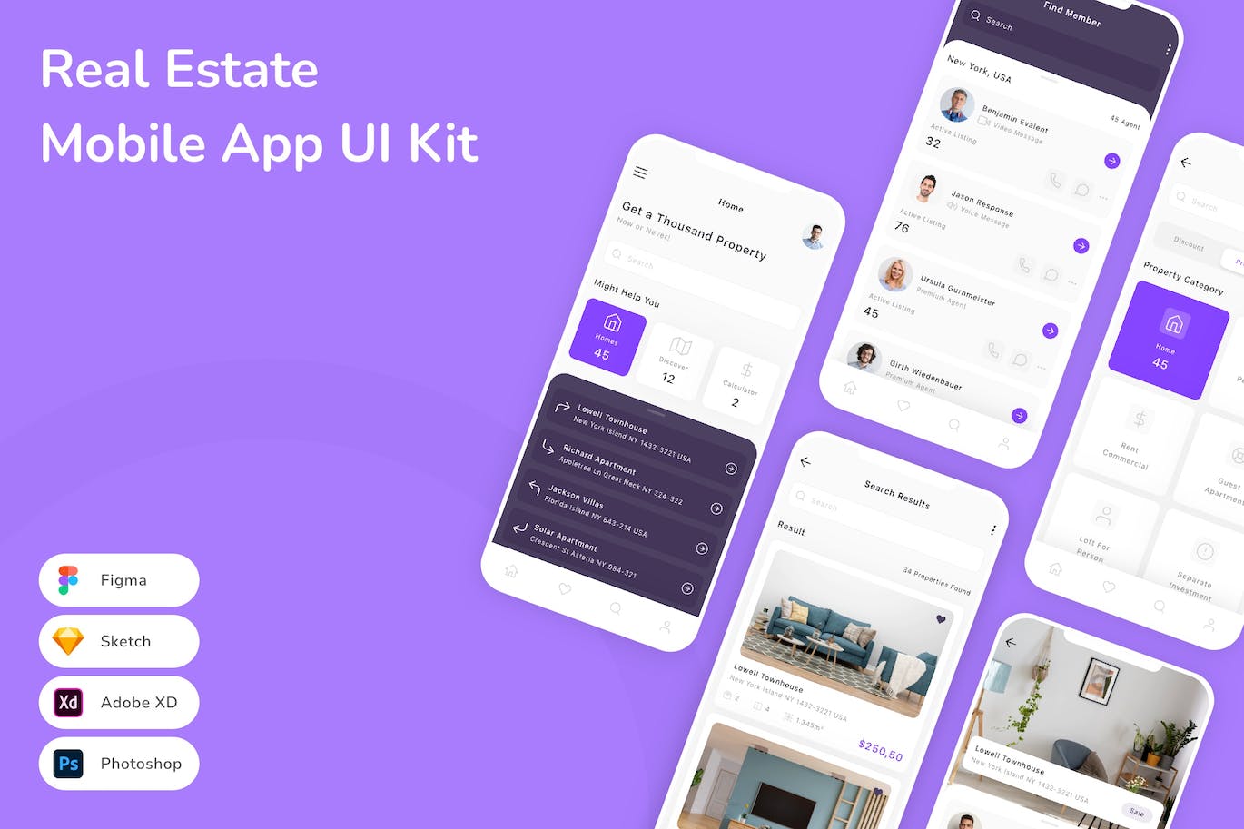 房地产移动应用APP UI KIT