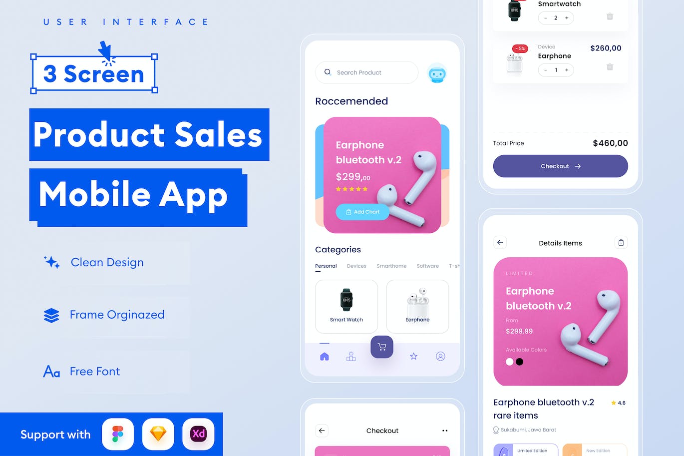 产品销售移动应用APP UI KIT