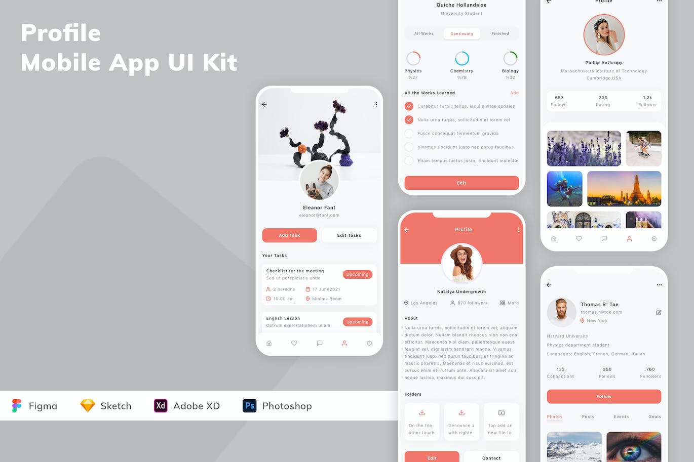 个人中心移动应用APP UI KIT