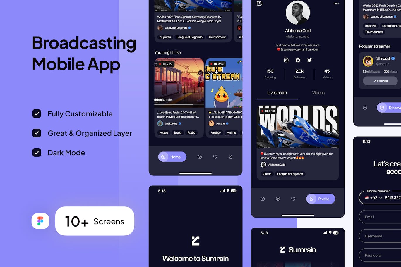 广播移动应用APP UI KIT