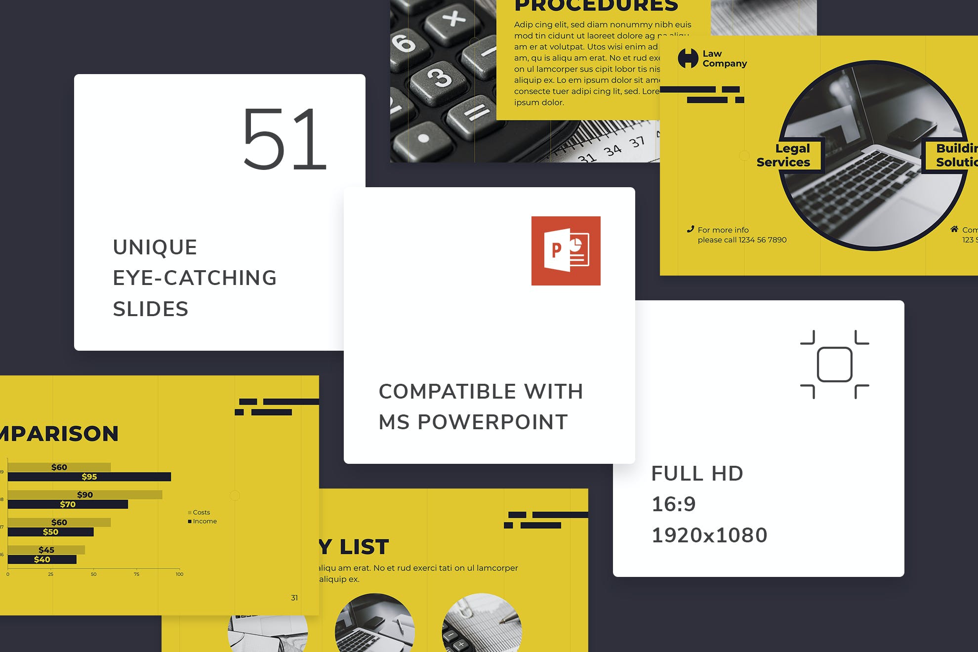 法律服务介绍PPT模板下载