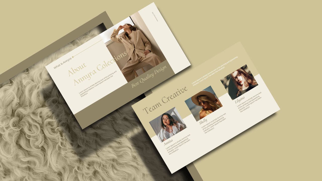 时尚优雅的PPT模板下载（PPTX）