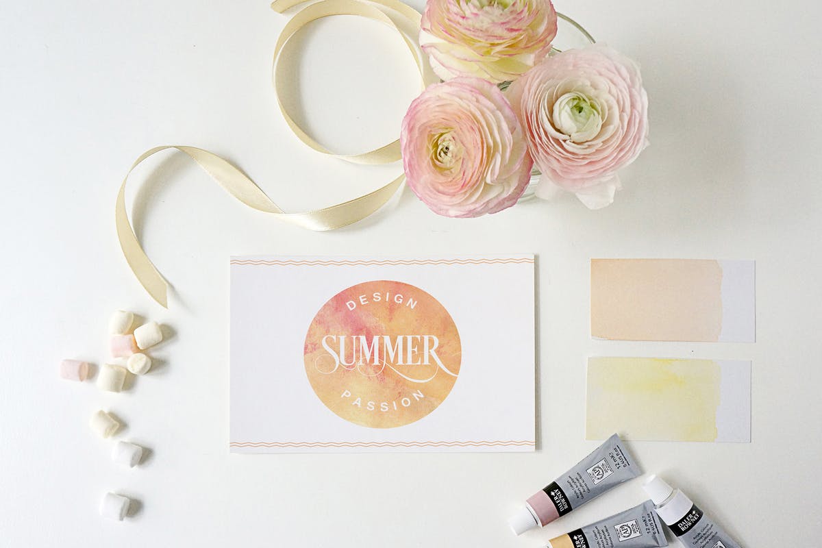 婚礼请帖/邀请函/贺卡样机 Invitation / Greeting card Mockup