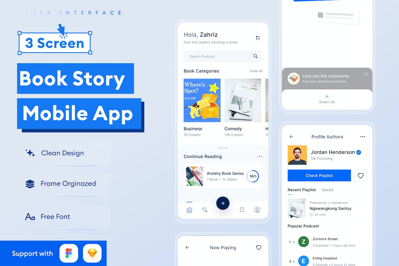 线上书店移动应用APP UI KIT