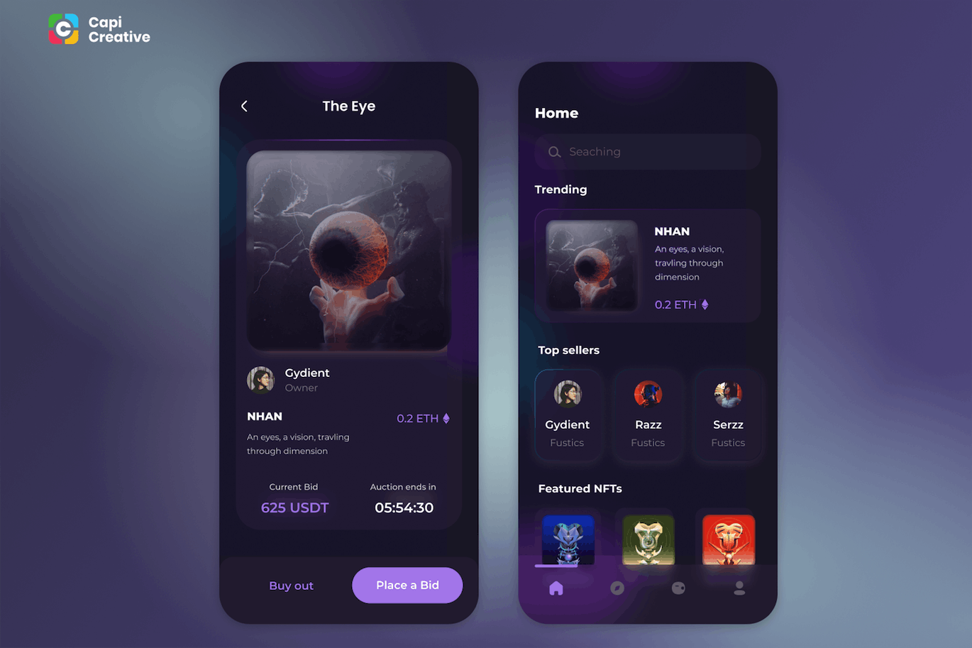 NFT UI概念APP UI KIT