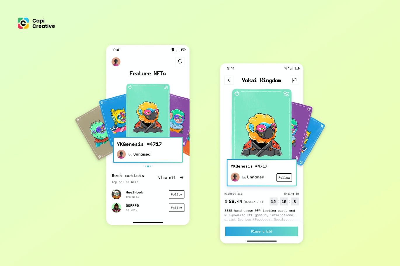 NFT市场应用APP UI KIT