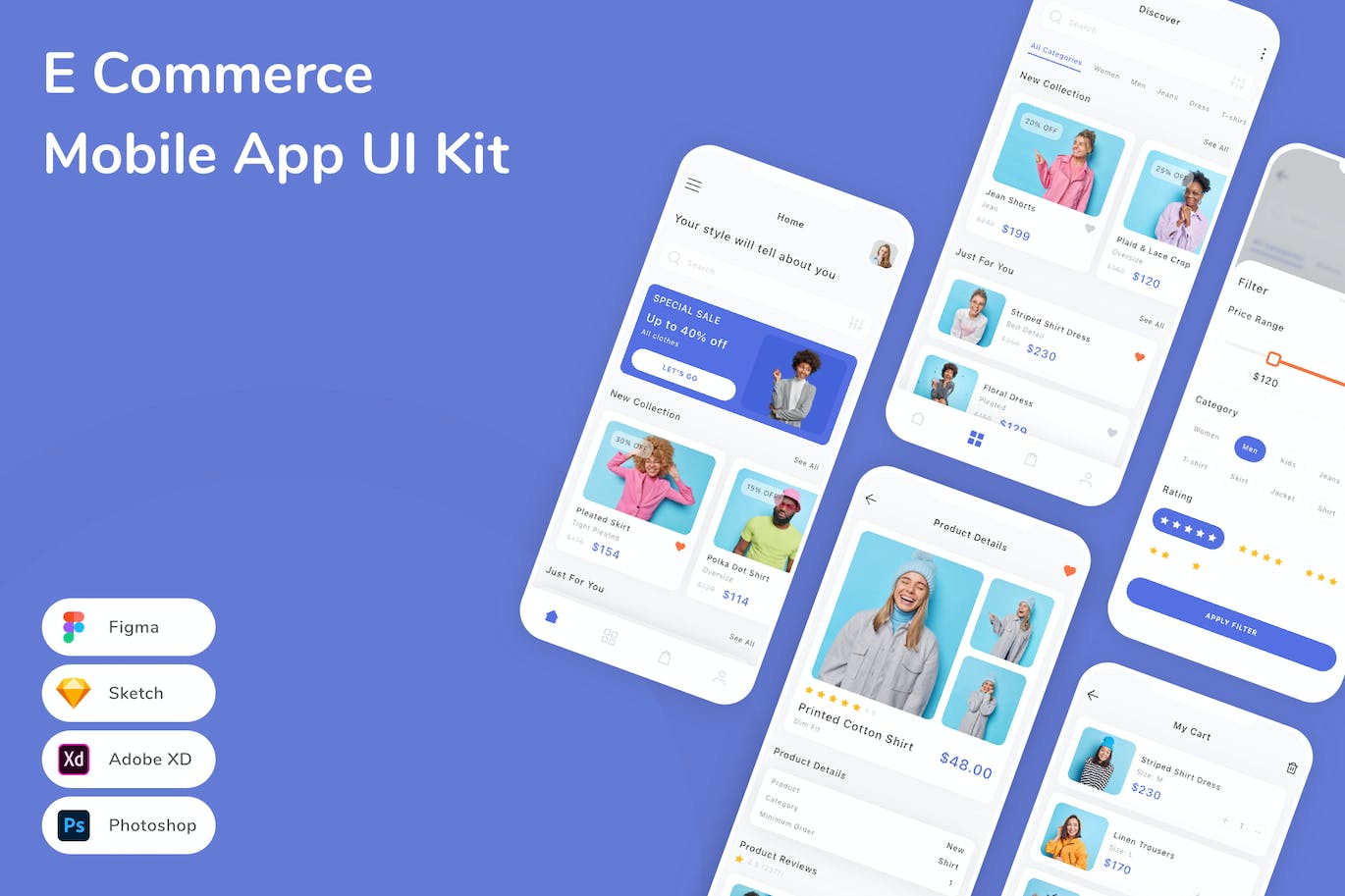 电子商务移动应用APP UI KIT