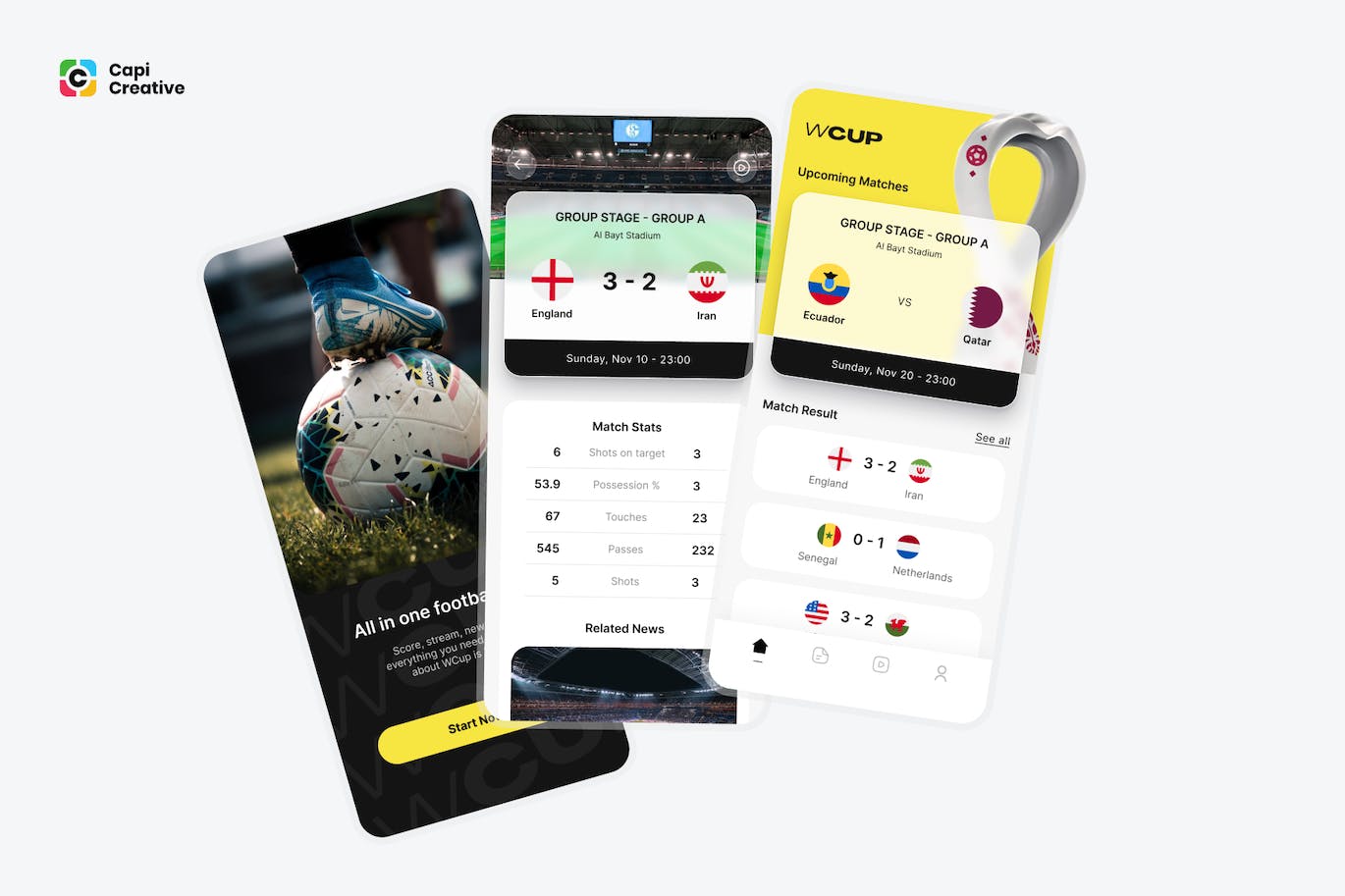2022年世界杯-移动应用APP UI KIT