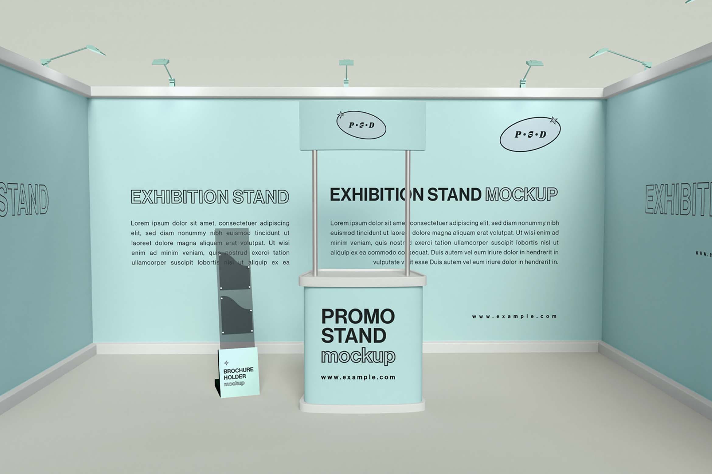 品牌展会展台设计样机v2 Exhibition Stand Mockup