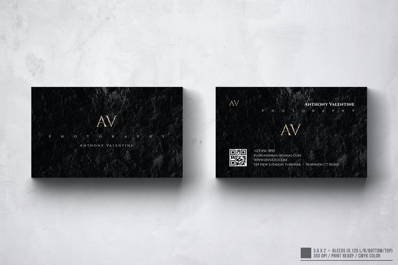 高端奢华轻奢质感房地产名片设计模板（psd）