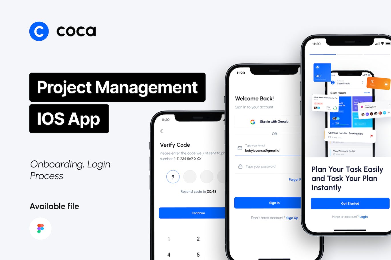 项目管理登录流程APP UI KIT