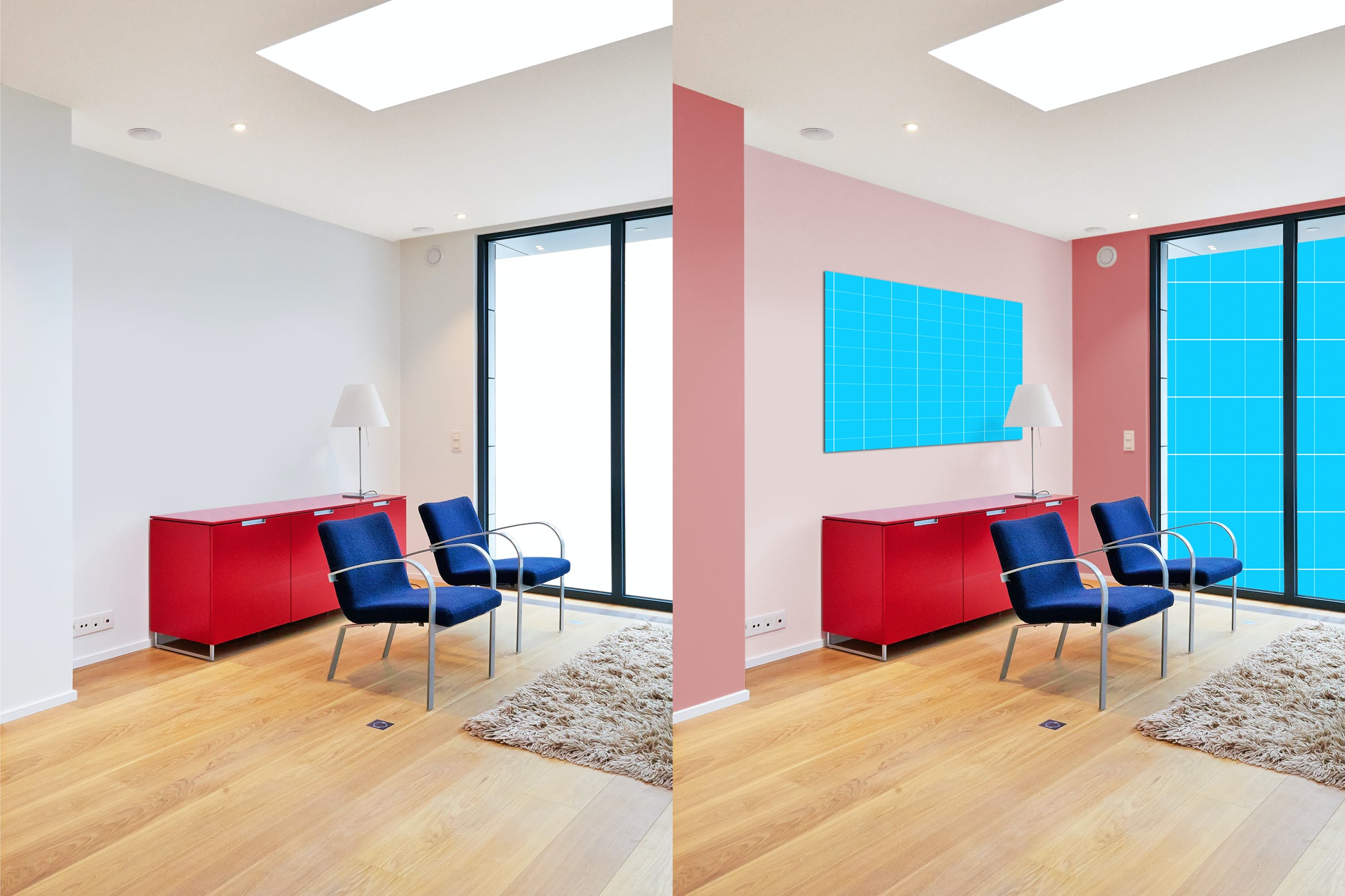 美式复古室内装潢场景设计预览样机V.3 Vintage Style-Interior-03