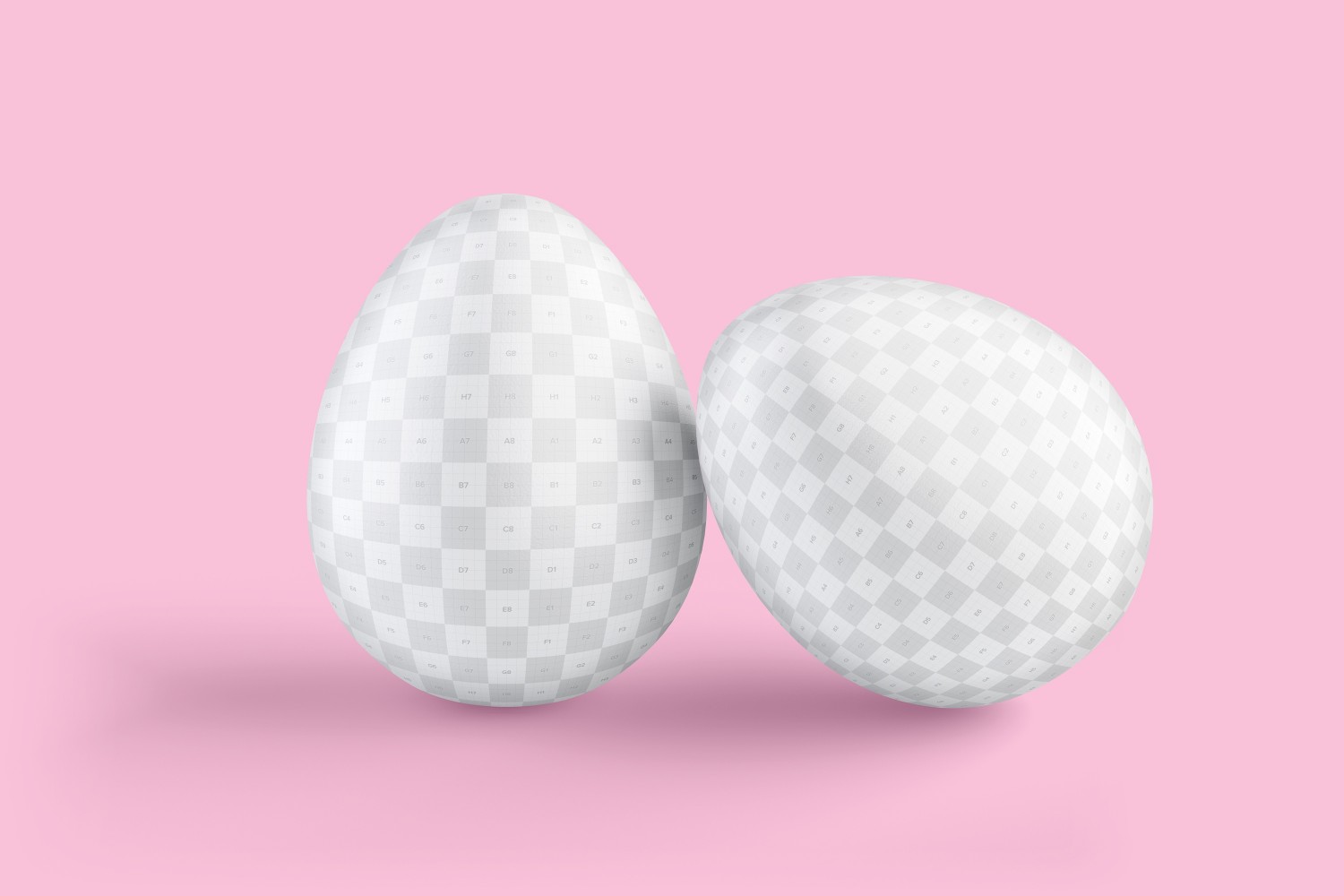 复活节彩蛋外观设计预览样机模板 Easter Egg Mockup