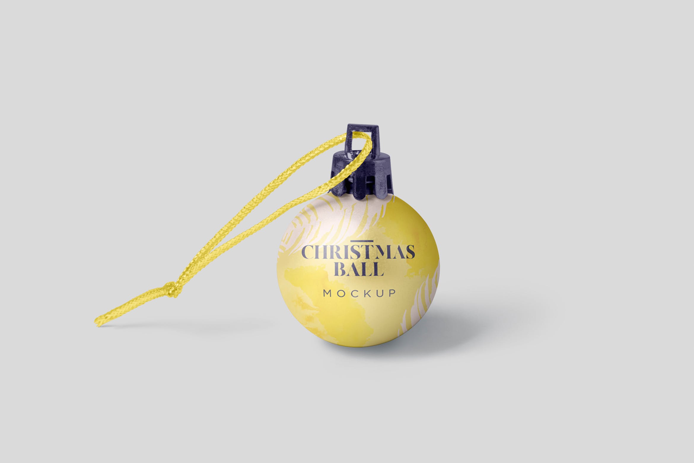 圣诞节装饰球节日氛围样机模板 Christmas Ball Mockup Set