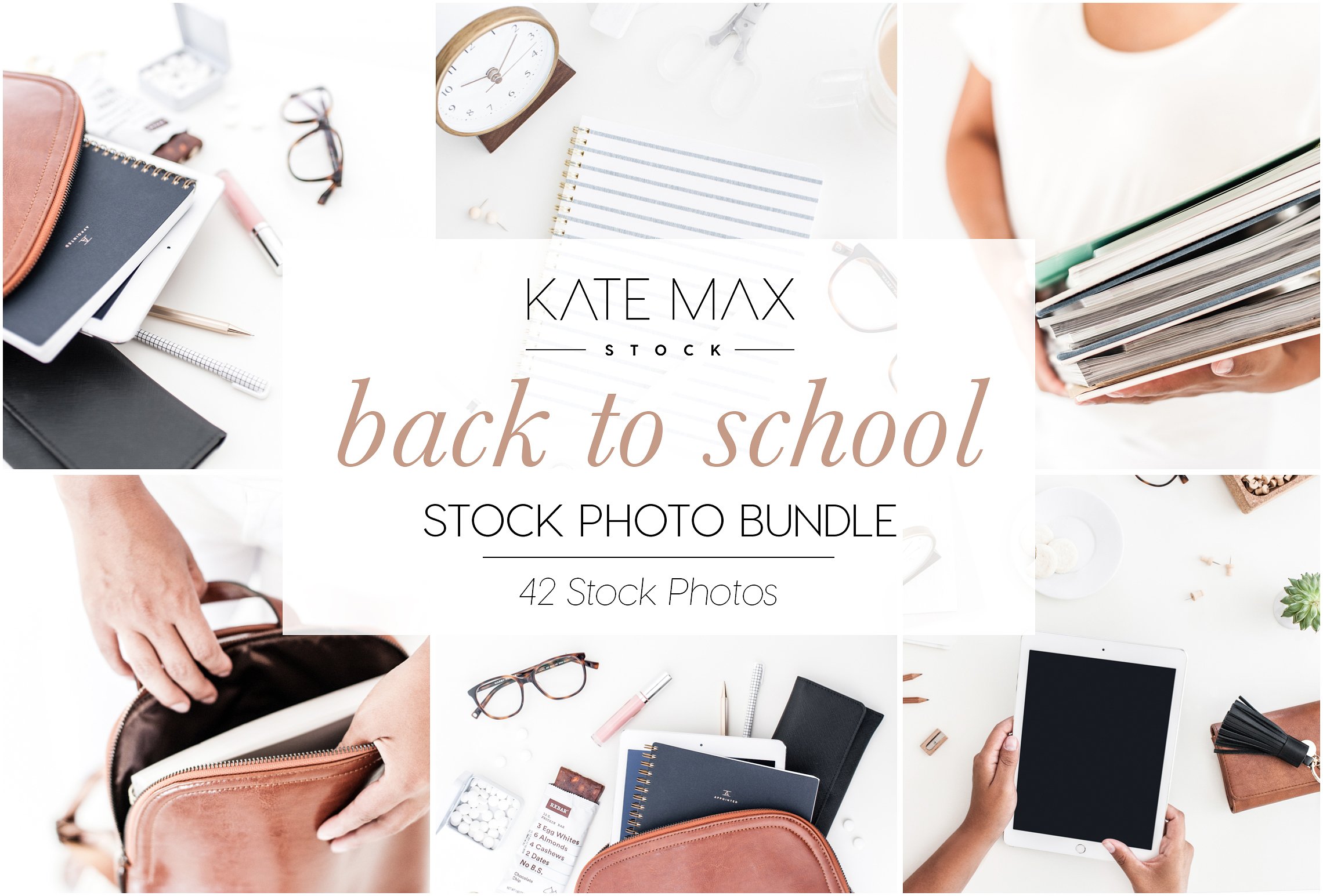 重返校园场景样机模板 Back To School Lifestyle Bundle