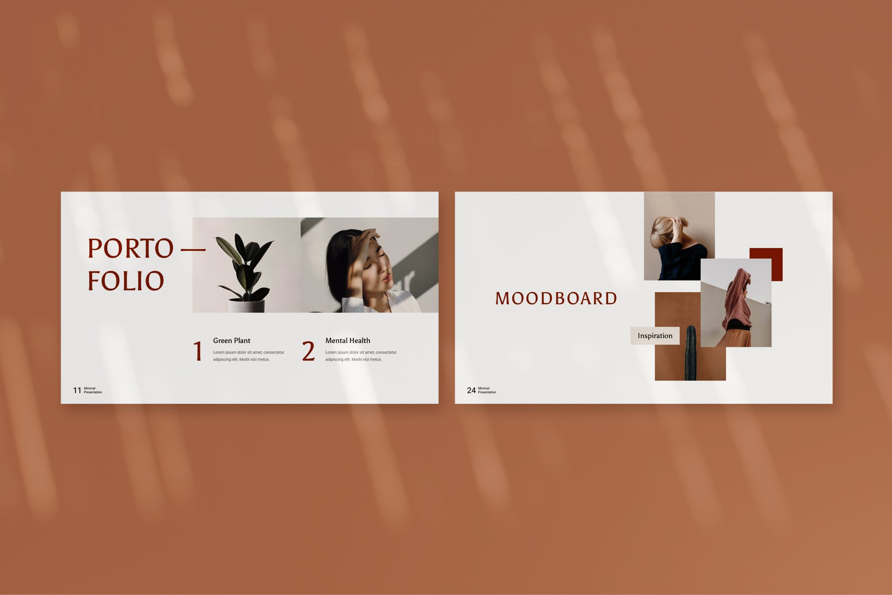 极简主义杂志风格的PPT模板下载（PPTX）