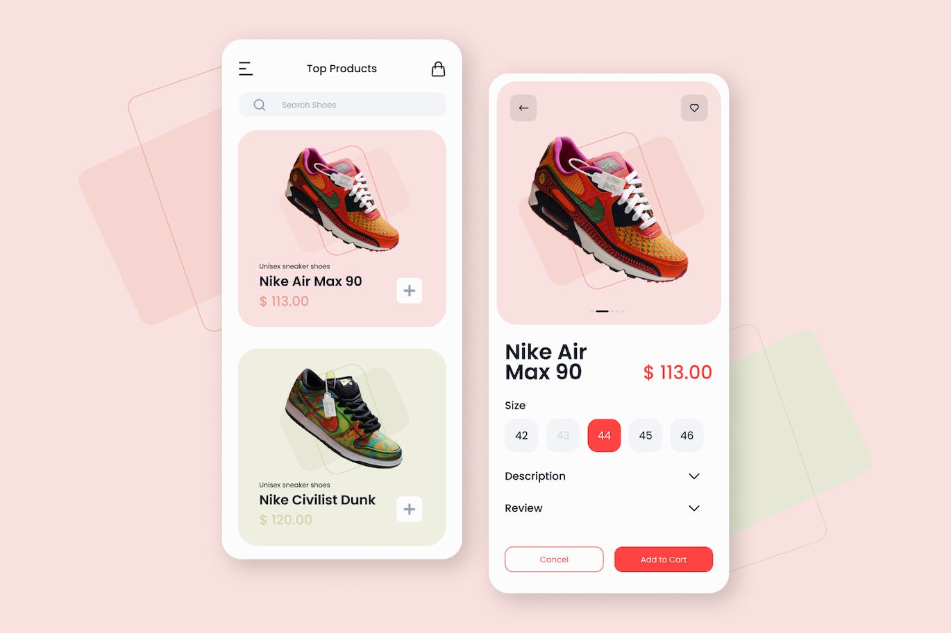 鞋子电商移动应用程序