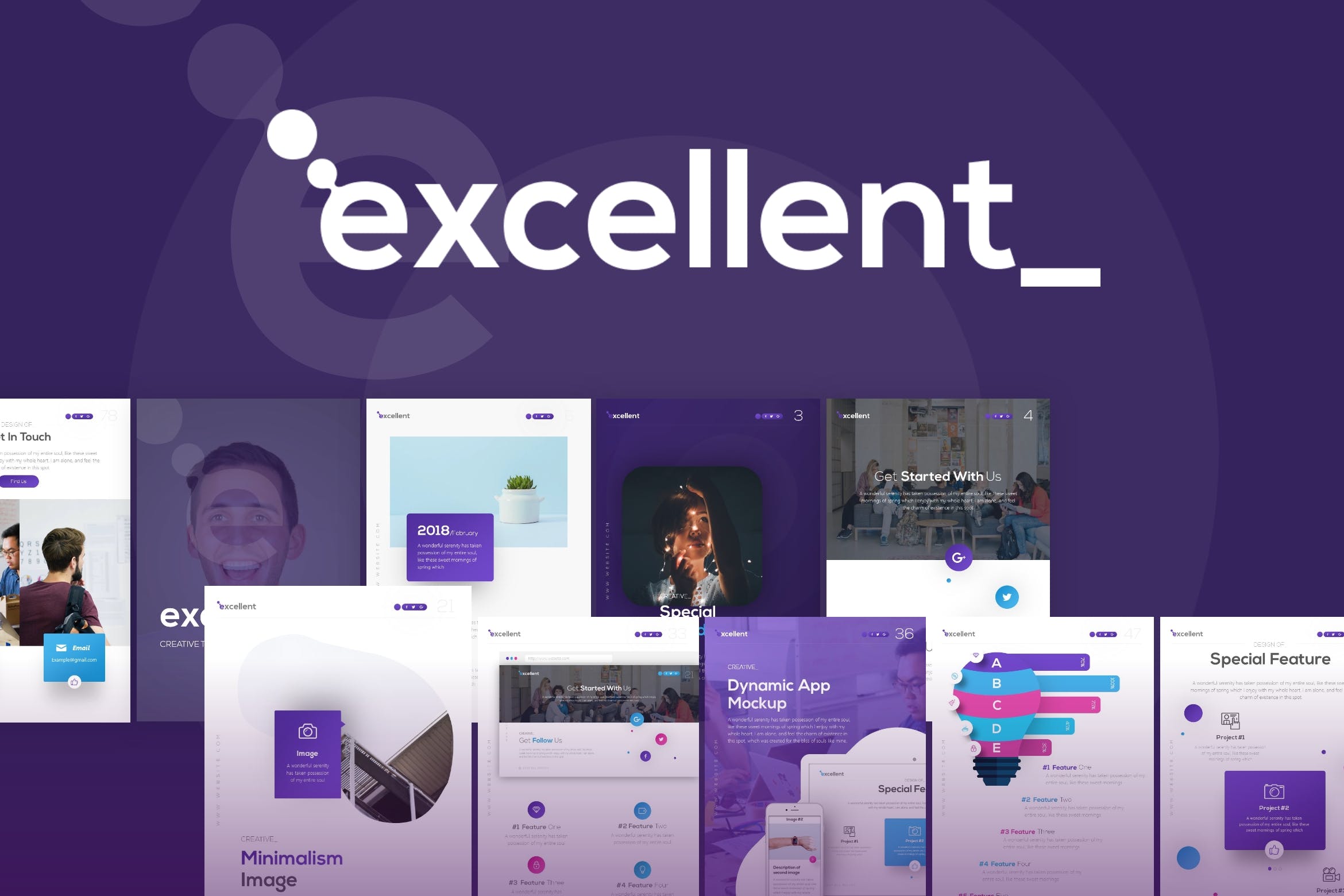 优秀的高品质PPT模板下载（PPTX）