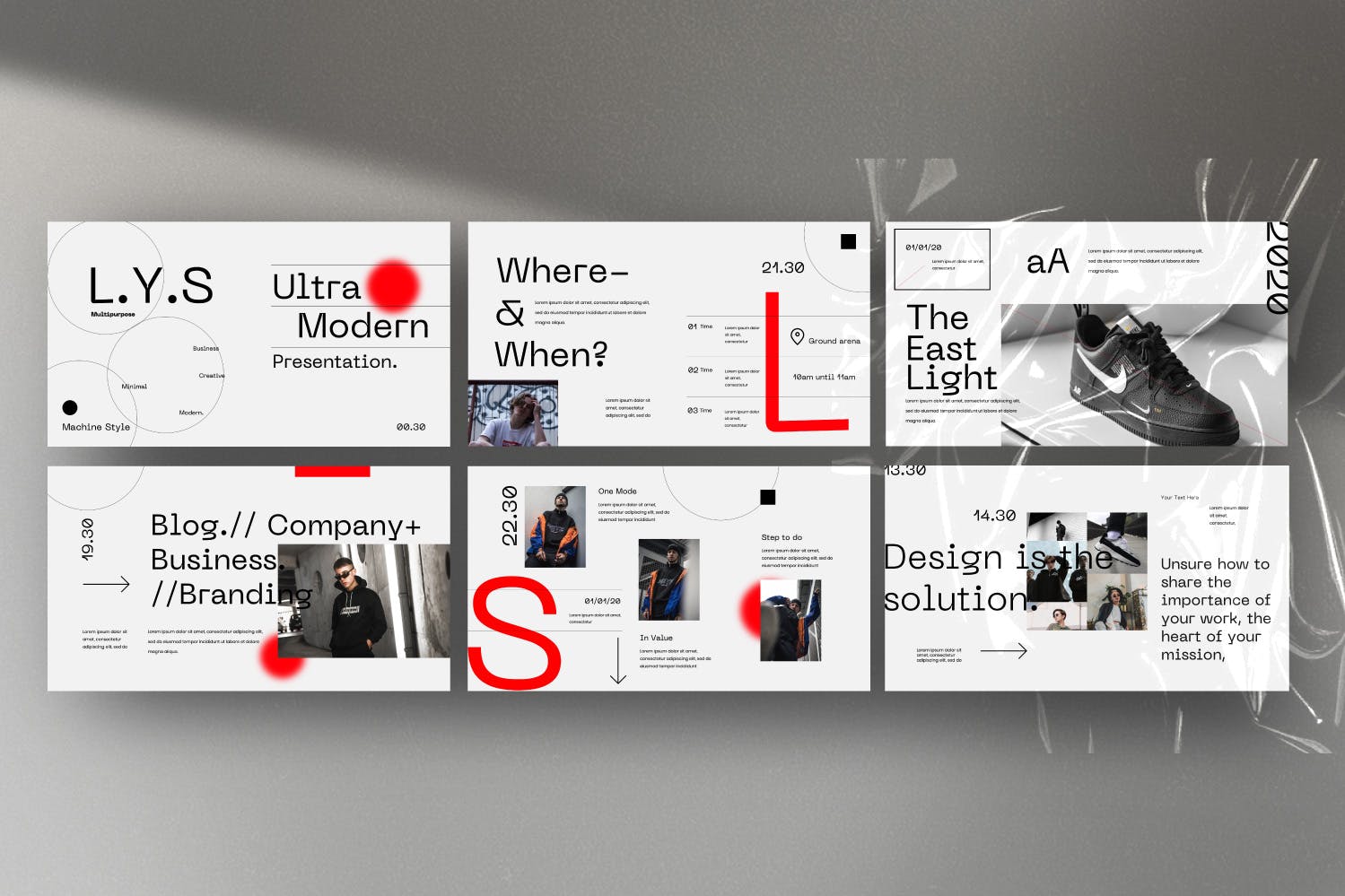 有创意的设计公司PPT模板[PPTX]