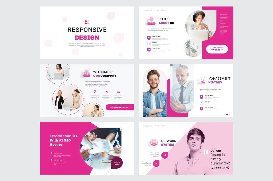 时尚高端的PPT模板下载[PPTX]