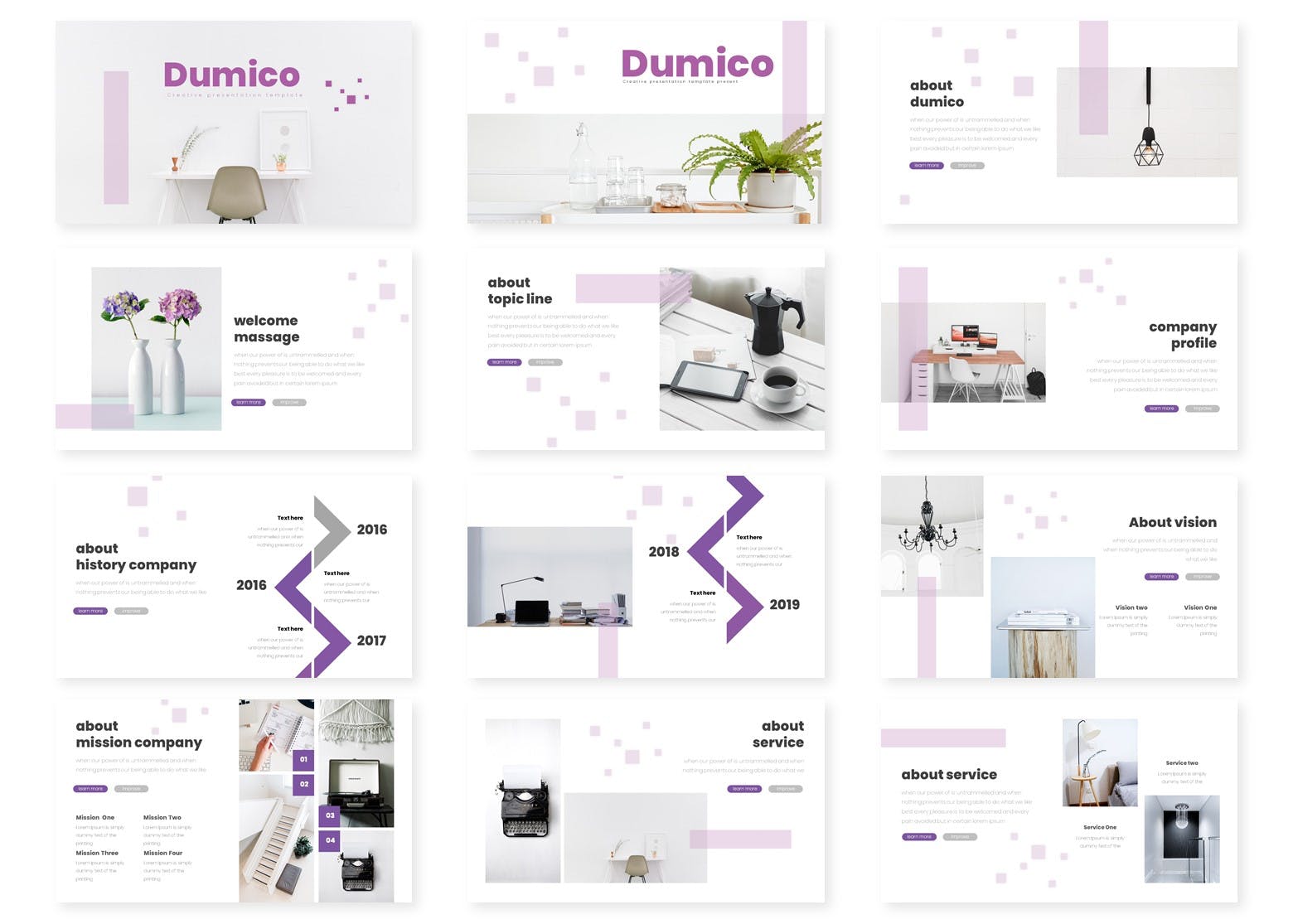 创业产业的极简主义PPT模板下载[PPTX]