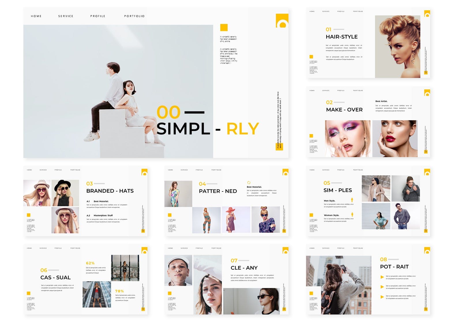 高端优秀的PPT模板下载[PPTX]