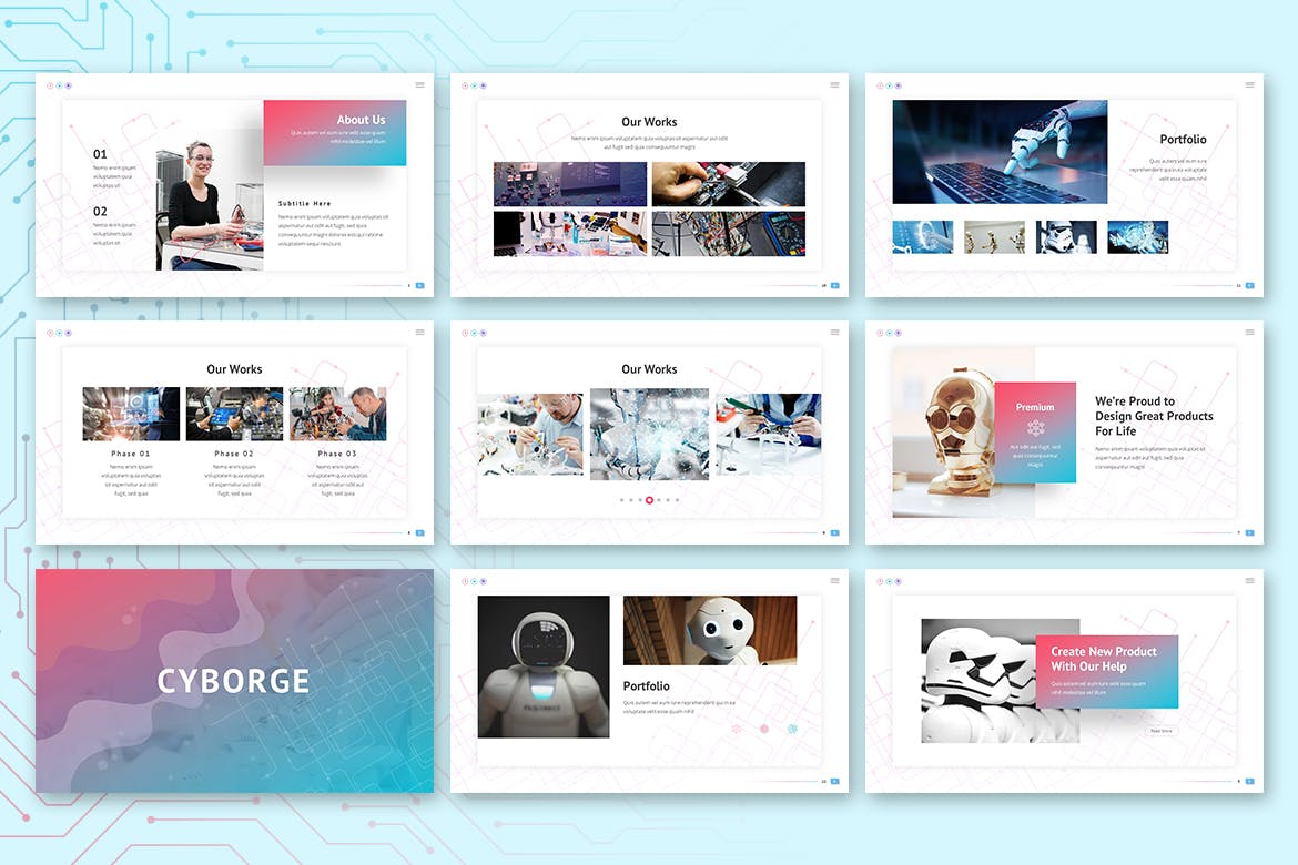 优雅的PPT模板下载[PPTX]