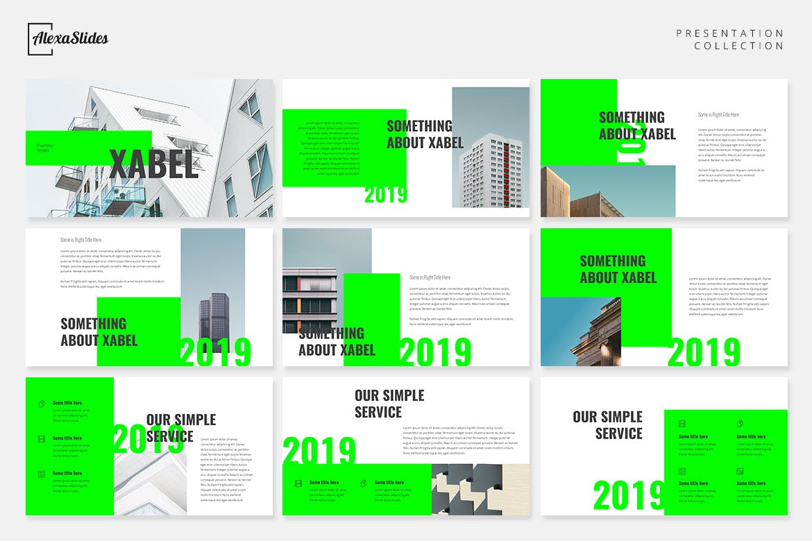 绿色酷炫PPT模板下载[PPTX]