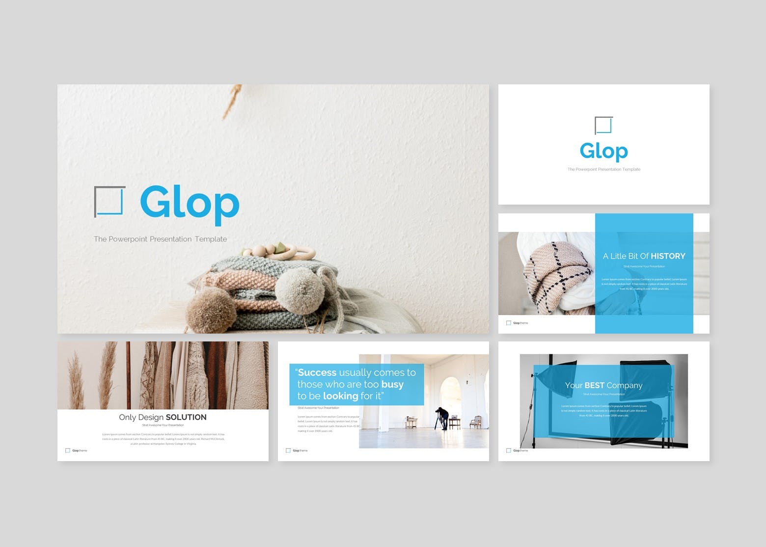 简单文艺范的PPT模板下载[PPTX]