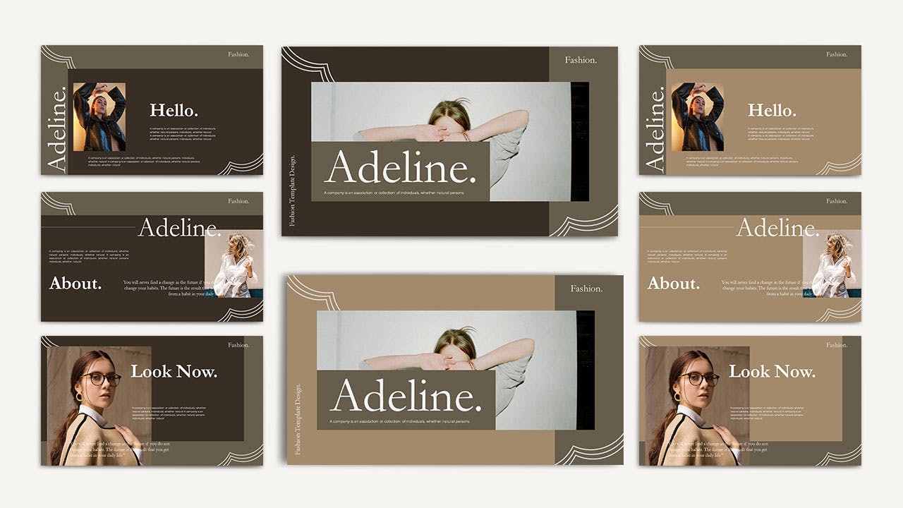 时尚高端的PPT模板下载[PPTX]