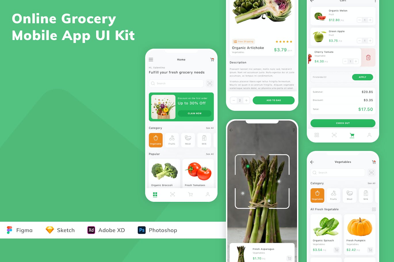 电商网上购物 App UI Kit