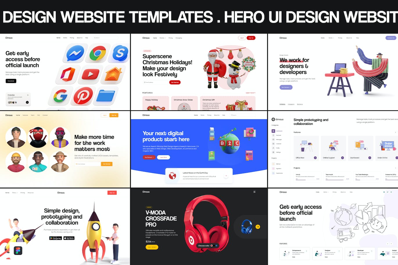 网页大banner设计模板下载