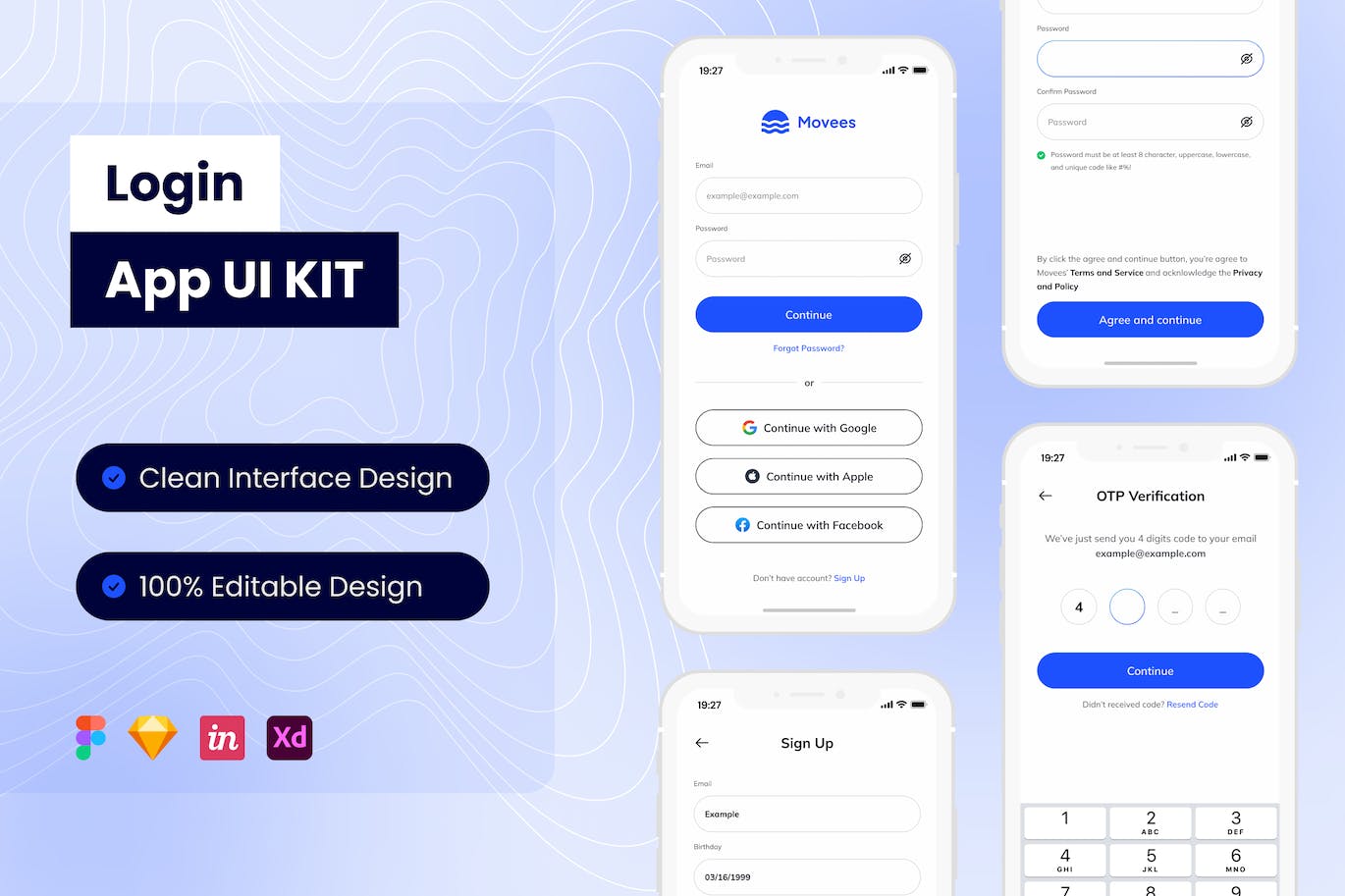 登录移动应用APP UI KIT