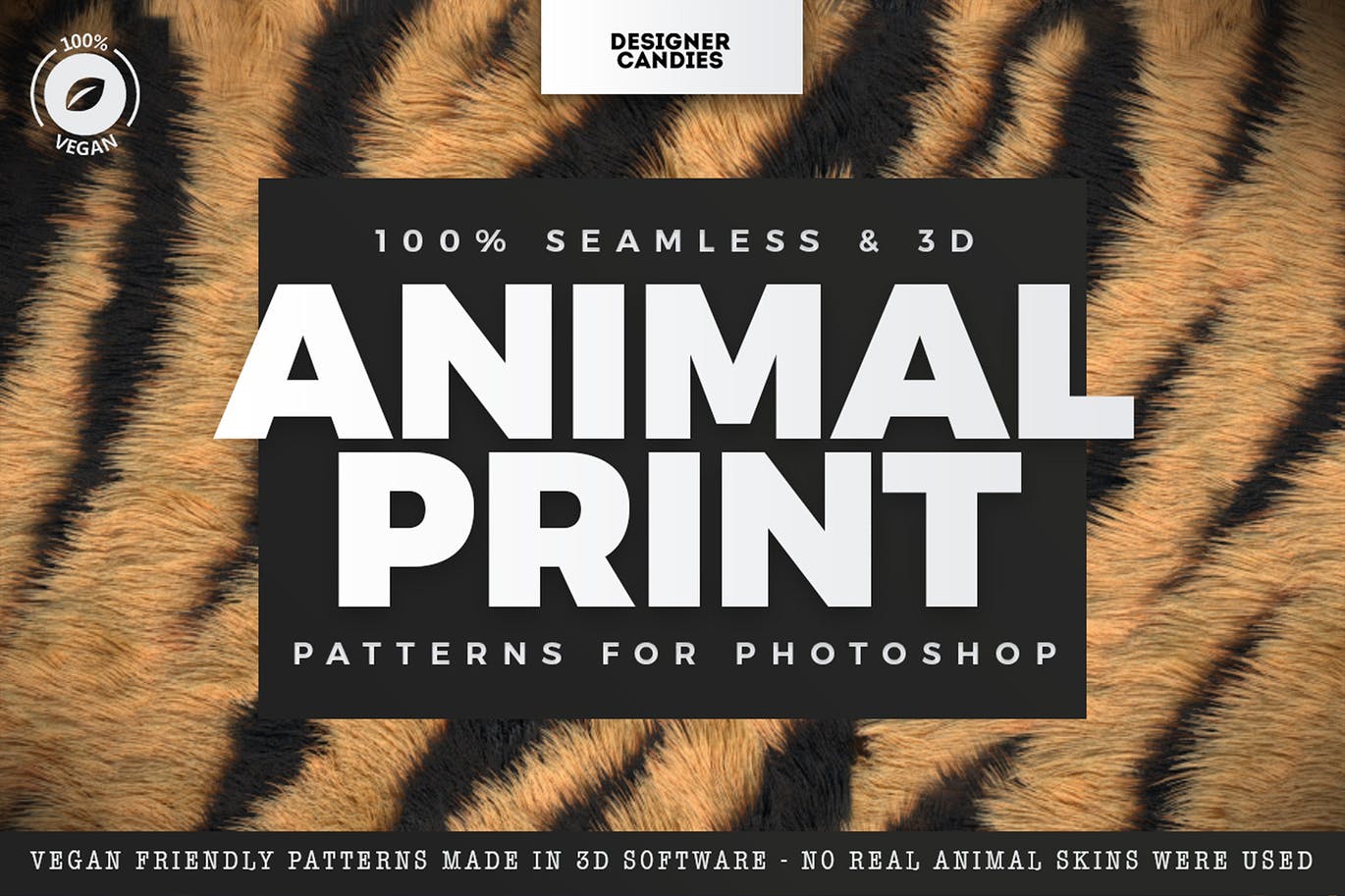 适用于Photoshop的动物印花图案 Animal Print Patterns for Photoshop
