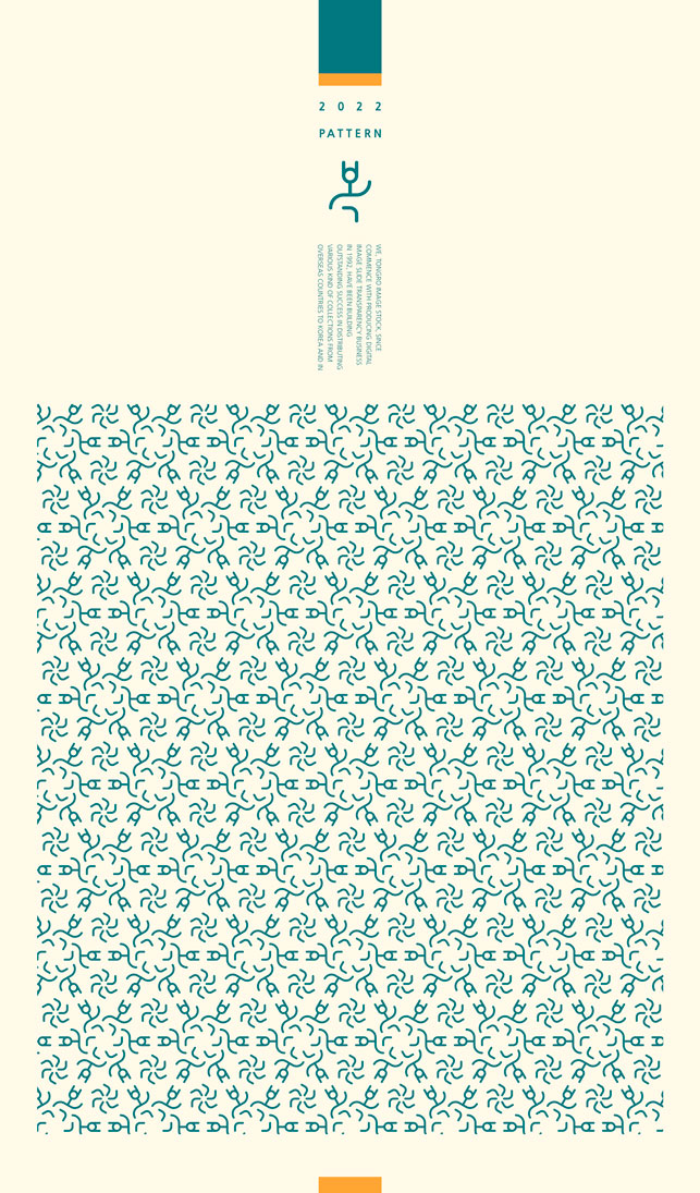 韩语新年花纹图案背景韩国素材[psd]