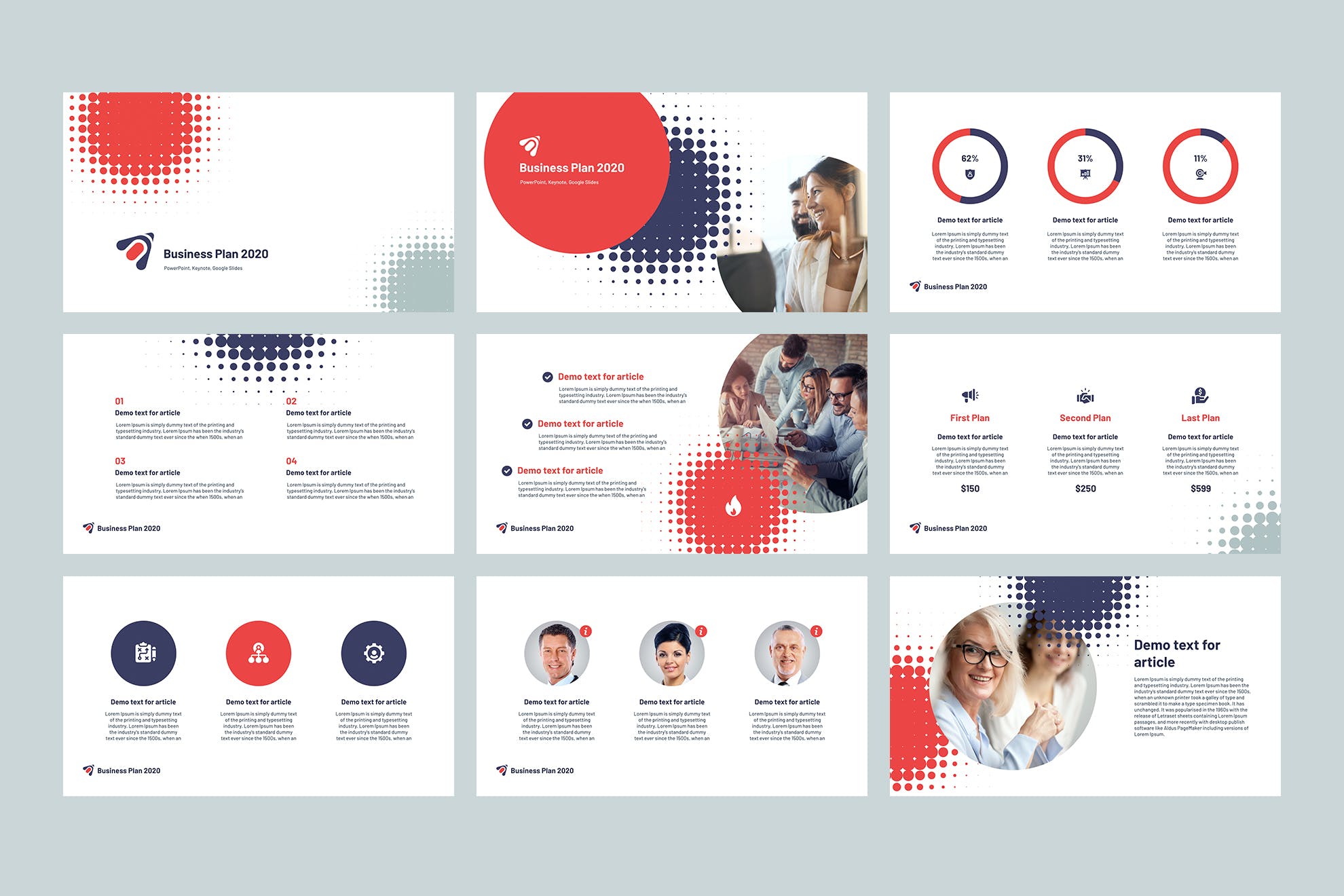 2020商业计划书专用PPT模板[PPTX]