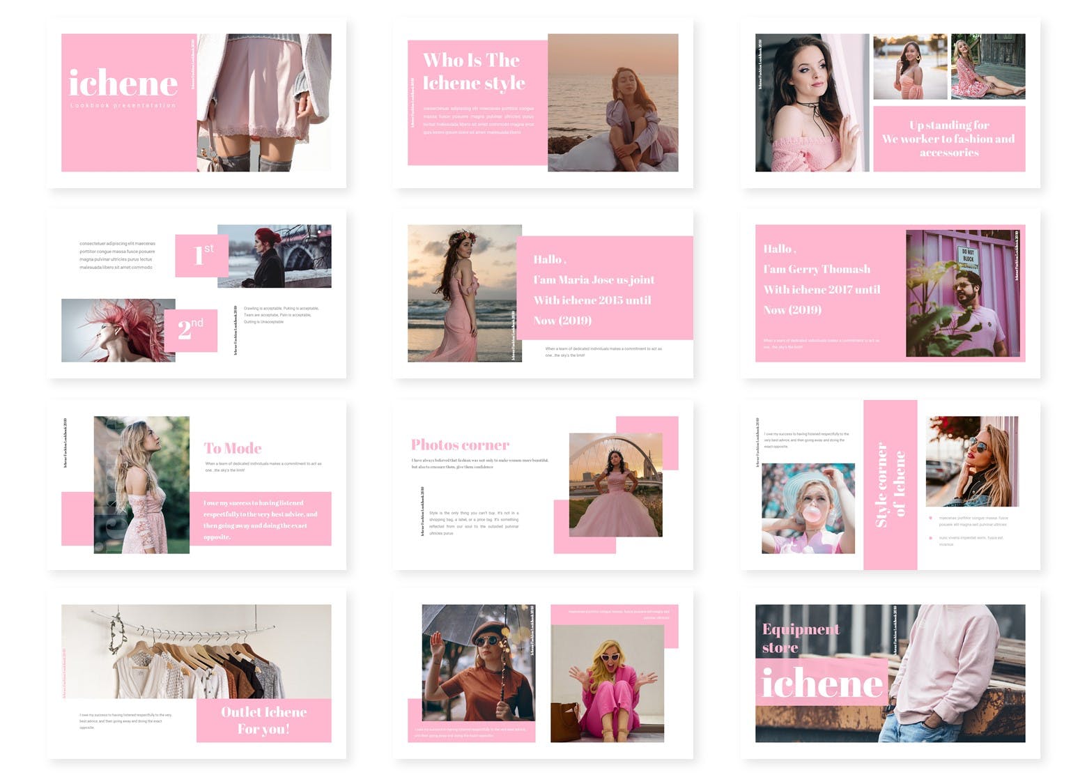 女性风格PPT模板下载[PPTX]