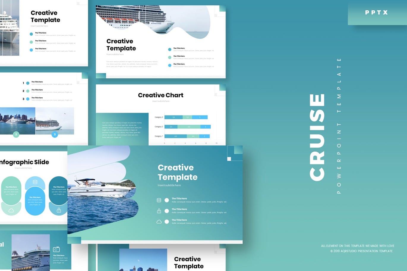 简约时尚高端清新大数据总结报告powerpoint幻灯片演示模板（pptx）