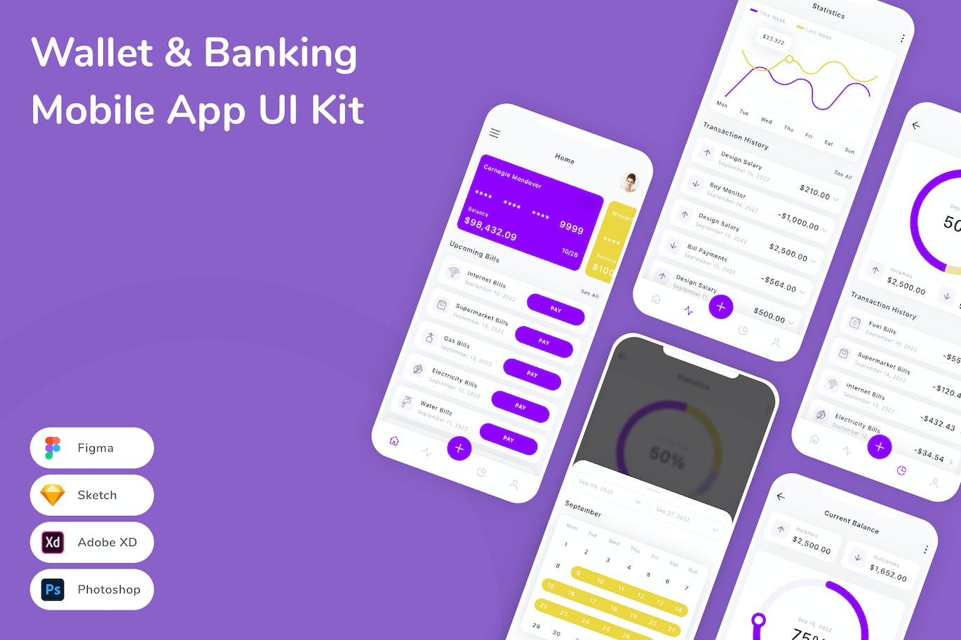 银行移动应用APP UI KIT