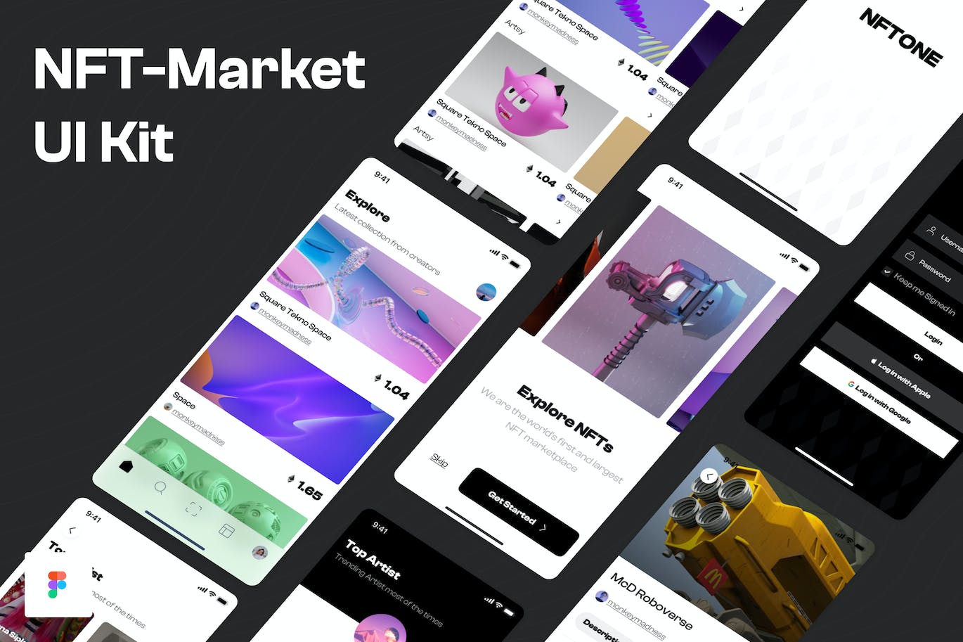 NFT应用APP UI KIT